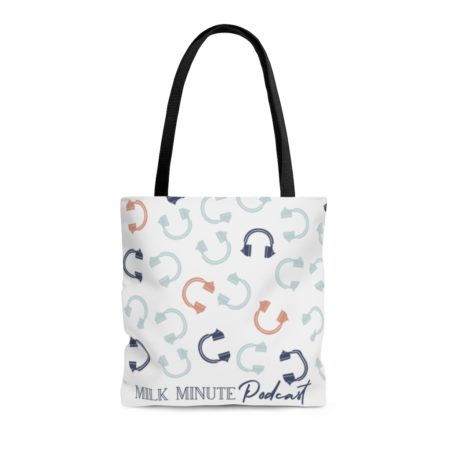 Milk Minute Logo Tote